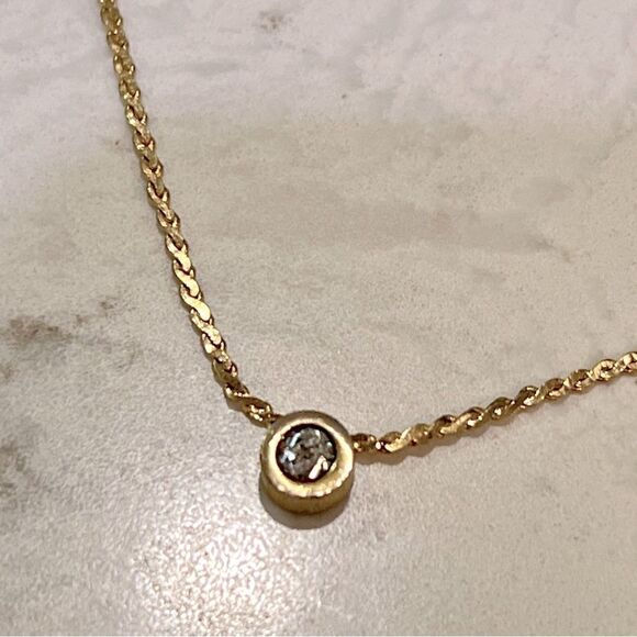 *3/$20* Vintage Biagi gold tone and rhinestone necklace - Picture 2 of 6